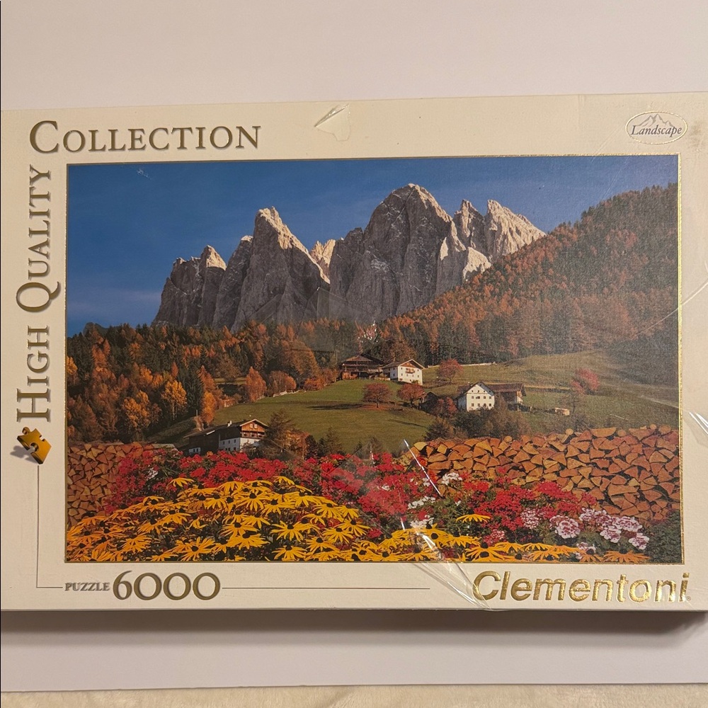Vintage. Clementoni High Quality 6000 Piece Puzzle. Very Heavy